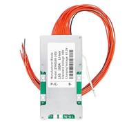 Bisida BMS 16S 60 V 100 A Carte de protection au lithium PCB avec câble d'équilibre et NTC, connexion commune, dix fonctions de protection, système de gestion de batterie lithium-ion, Li-Ion BMS