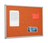 Bisilque Tableau d'affichage liège cadre PVC 90 x 120 cm