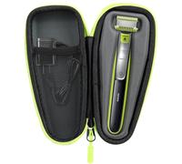 BiSiViO Étui rigide pour Philips Norelco OneBlade QP2520 QP2530 QP2630, organisateur de protection pour Philips Norelco One Blade et accessoires, sac de rangement portable pour rasoir électrique