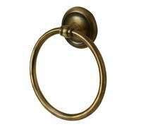 Bisk 00414 Anneau Porte-Serviette en Laiton Antique 16 x 6 x 18,5 cm
