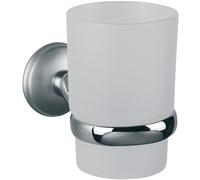 BISK Dakota gobelet pour brosse à dents blanc-chrome 71525