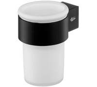BISK Futura black gobelet pour brosse à dents blanc-noir 02959