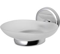 BISK Seduction porte-savon mural chrome-blanc 03580