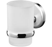 BISK Sensation gobelet pour brosse à dents blanc-chrome 03098
