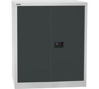 BISLEY Armoire à Portes battantes Universelle, 1 étagère, 2 Oh