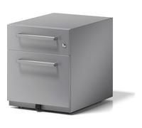 BISLEY Caisson à roulettes Note avec poignée, 1 tiroir Universel, 1 tiroir HR