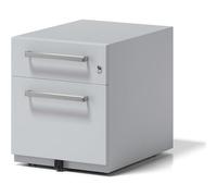 BISLEY Caisson à roulettes Note avec poignée, 1 tiroir Universel, 1 tiroir HR