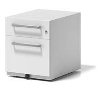 BISLEY Caisson à roulettes Note avec poignée, 1 tiroir Universel, 1 tiroir HR