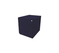 BISLEY Caisson à roulettes Note avec poignée, 3 tiroirs universels, Métal, 639 Bleu Oxford, 56,5 x 42 x 49,5 cm