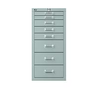 BISLEY Eco Commode 8 tiroirs Argent