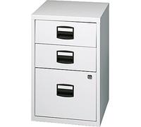 Bisley Home Armoire d'appoint PFA, 2 tiroirs universels, 1 tiroir HR