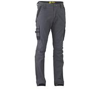 Bisley Workwear UKBPC6331_BCCG Flex & ☛ Move Pantalon cargo stretch Gris anthracite 40R
