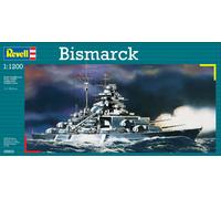 Bismarck Cuirassé 1:1200 Kit De Modèle En Plastique REVELL