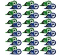 Bismark Tipex Lot de 36 rubans correcteurs blancs 5 mm x 12 m Idéal pour les fournitures scolaires et la papeterie de bureau, utiles pour effacer et écrire immédiatement