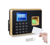 Bisofice Machine biométrique d'empreintes digitales pour les petites entreprises - Avec disque U - 1 carte d'identité - Langue allemande du système