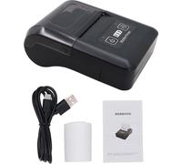 BISOFICE Mini imprimante thermique portable 58mm 2 pouces sans fil BT+USB Imprimante de reçus et de tickets avec papier d'impression 57mm compatible avec iOS Android Windows pour les restaurants, les