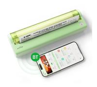 Bisofice P80 Imprimante Thermique A4 Portable Bluetooth Sans Encre 203 DPI - Technologie Anti-bouclement du Papier - Compacte pour Bureau, Voyage, Studio, Maison