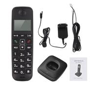 Bisofice Système téléphonique sans Fil avec écran LCD 3 Lignes et Identification de l'appelant, Extensible à 5 combinés, annuaire téléphonique de 50 entrées, Haut-Parleur Mains