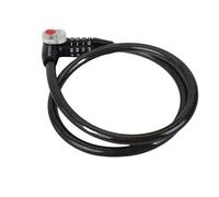 BISOMO Antivol à combinaison avec câble LED - 12 x 1000 mm - Antivol blindé - Pour vélo électrique, cyclomoteur, moto