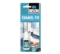Bison 1 x 6305648 Enamel Fix Repair Blanc 20 ml