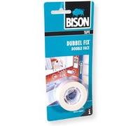 Bison 1799000104 1493044 Ruban Adhésif Double Face Blanc Blanc G
