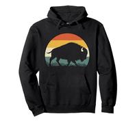 Bison American Buffalo Sunset Sweat à Capuche