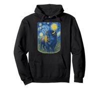 Bison American Buffalo Van Gogh Starry Night Sweat à Capuche