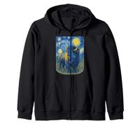 Bison American Buffalo Van Gogh Starry Night Sweat à Capuche
