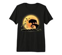 Bison Animal and Moon Funny Scary Halloween Costume T-Shirt Haut de Gamme