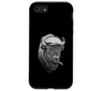 Bison Cigarette Fume Mafia Meme Animal Coque pour iPhone SE (2020) / 7/8