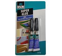Bison Colle seconde gel ultra rapide 2 x 2 g