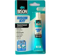 BISON - Colle Super Forte, Prise Immédiate Transparente Cristaline 18 Gr