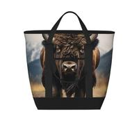 Bison d'Amérique du Nord,Sacs à lunch isothermes de grande capacité pour femmes et hommes