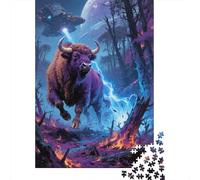 Bison d'europe Vaisseau Spatial Ruines Puzzle 1000 Pièces, Puzzle en Bois, Adultes Et Enfants À Partir De 14 Ans, Jouet Défi, Home Decor, Cadeau Unique 1000pcs (75x50cm)