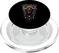Bison Dreamcatcher Native American Indian Feathers Arts PopSockets PopGrip pour MagSafe