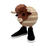 Bison Giupiter - Figurine articulée Brainrot Meme Italiano XL 10 x 8 cm - Collection officielle Brainrot - Bison avec corps de Jupiter et baskets noires - Figurine articulée Brain Rot Itali
