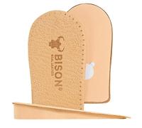 BISON Talonnette Grandissante - Semelle Rehaussante - Talon Compensé Coussinet de Chaussure - Semelle Talon Differentes Longueurs et Hauteurs - 1 Paire (S, 20 mm)