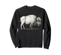 Bison Vintage Retro American Buffalo Sweatshirt