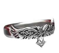 BISONBLUE Bague Femme Bagues Hommes Cadeaux Bagues Pour Hommes, Bague Corbeau, Accessoires Punk, À La Mode, 8 C1331