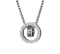 BISONBLUE Collier Femme Pendentif Chaîne Filles Cadeau Necklace Colliers Vintage Pour Hommes, Pendentif Prière