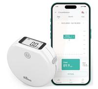 Bisonbody Mètre ruban intelligent - Mètre ruban intelligent avec application - 2 modes et unités de mesure - Grand écran LCD - Design convivial - Mètre ruban intelligent pour votre santé et votre