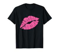 Bisou Lipstick Glamour Femme Aime-toi Mode Rétro Années 80 T-Shirt