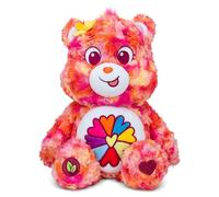 Basic Fun Peluche Bisounours Flower Power Bear 35 cm (Eco Friendly) Pack solide