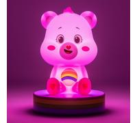 Paladone Veilleuse LED Care Bears 3D mini – ourson rose sous licence officielle