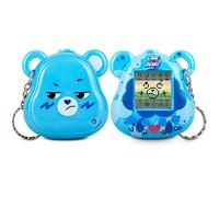Bisounours virtuel Care Bears - Grumpy Bear Cyber Pet avec fonctionnalités de soins, écran 1,4", animaux virtuels interactifs portables pour enfants, jouet électronique de collection, batterie inclu