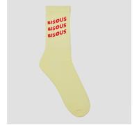 Bisous Skateboards Chaussettes hautes Socks Sonics in Jaune Unique