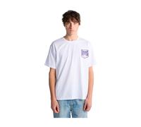 Bisous Skateboards, Homme, Tops, Blanc, Taille: M Blason T-shirt
