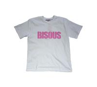 Bisous Skateboards - T-shirt Pochoir - Homme - Tops - Blanc - Taille: XL