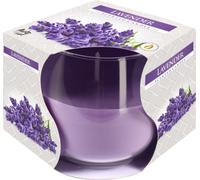 BISPOL Aura 24H LAWENDA bougie parfumée en verre