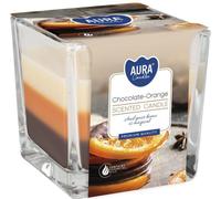 BISPOL Aura 32H CHOCOLATE - ORANGE bougie parfumée en verre